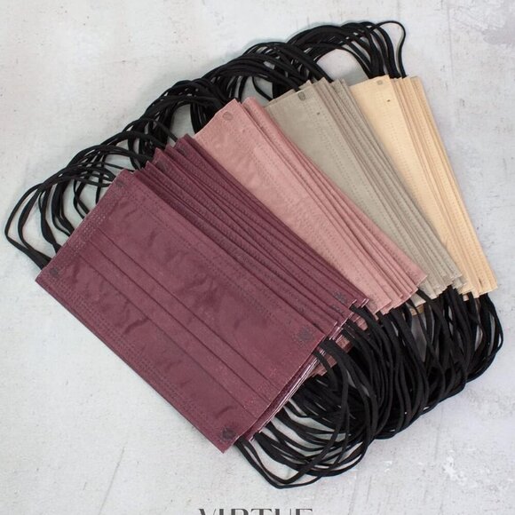 Support Face Masks - Soft 3 Ply Comfort Face Masks, Colorful Disposable Face Mas - Picture 5 of 6